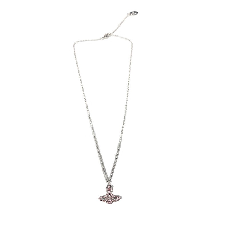 商品Vivienne Westwood|VIVIENNE WESTWOOD/西太后 女士银色/白色（黑色）时尚项链【部分款式现货速发】,价格¥709,第2张图片详细描述