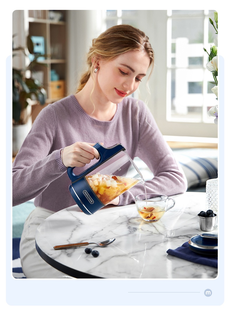 商品[国内直发] Morphy Richards|便携养生壶家用多功能煮茶器MR6086mini小型600ML办公室花茶,价格¥283,第11张图片详细描述