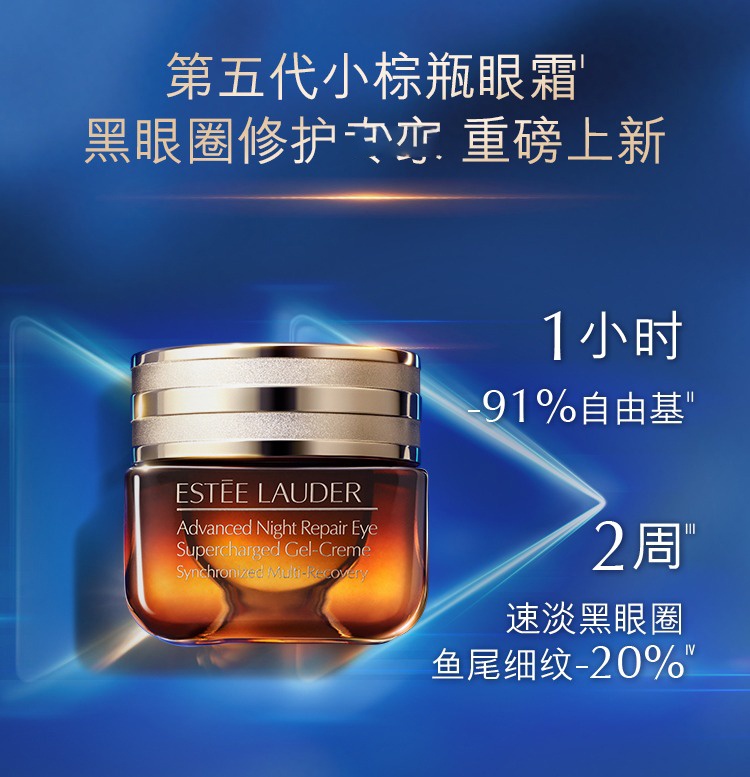 商品Estée Lauder|雅诗兰黛小棕瓶眼霜套装 15mlx2,价格¥663,第9张图片详细描述