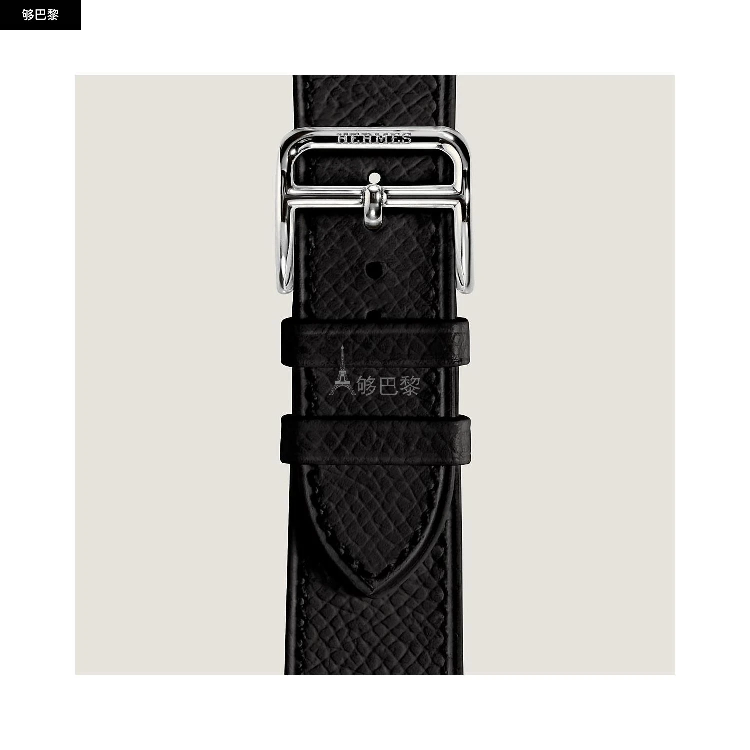 商品Hermes|【预售】 爱马仕 24秋冬 女士 手表带 Bracelet pour Cape Cod Grand modèle 37 mm, simple tour WKB0080WK89090,价格¥3173,第2张图片详细描述