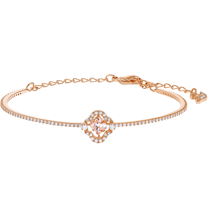 商品Swarovski|【双十一特价】施华洛世奇女士玫瑰金色金银镶钻手链 5440636（香港仓发货）,价格¥284,第8张图片详细描述