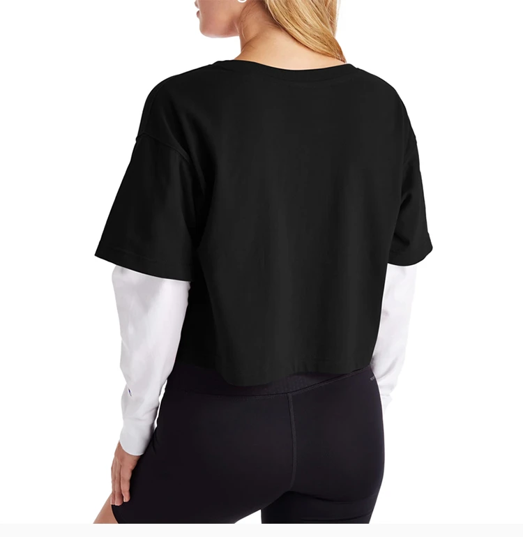 商品CHAMPION|Champion 女士黑色卫衣 W5749G-550781-001,价格¥191,第8张图片详细描述