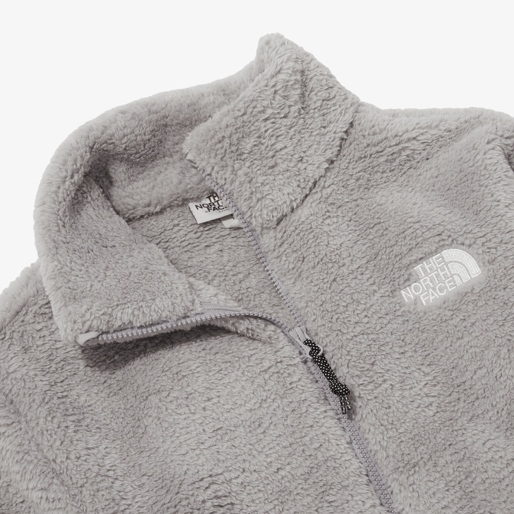 商品The North Face|【Brilliant|北面特惠】北面舒适 Alpha 抓绒拉链 COMFY ALPHA FLEECE ZIP UP LIGHT_GRAY NJ4FP57L,价格¥877,第4张图片详细描述