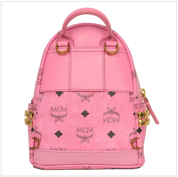 商品MCM|MCM 超迷你双肩包粉色 MMK6SVE92PK,价格¥3941,第6张图片详细描述
