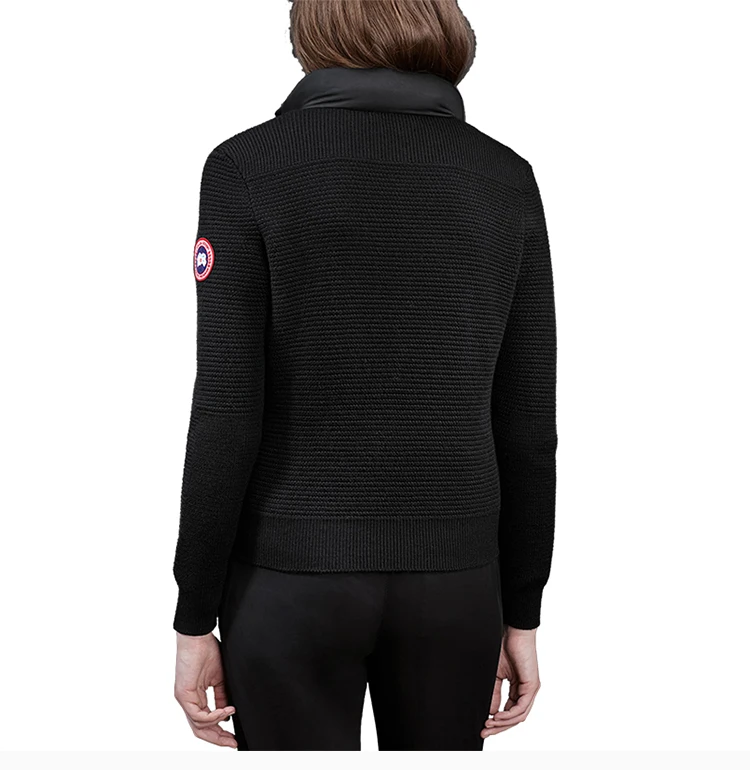 商品[国内直发] Canada Goose|Canada Goose 加拿大鹅 女士黑色HYBRIDGE鹅绒羽绒服 6830L-BLACK,价格¥6237,第7张图片详细描述