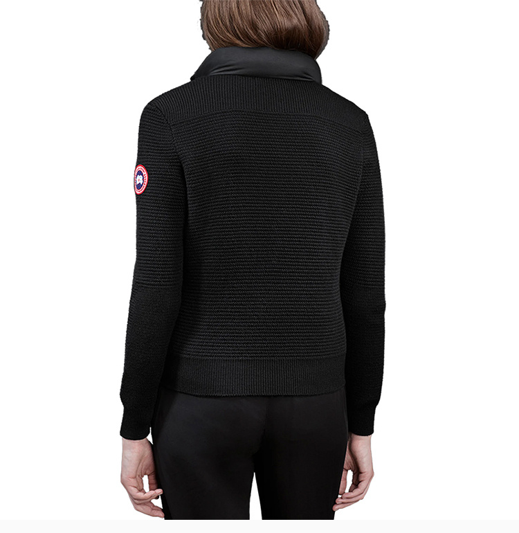 商品[国内直发] Canada Goose|Canada Goose 加拿大鹅 女士黑色HYBRIDGE鹅绒羽绒服 6830L-BLACK,价格¥4655,第7张图片详细描述