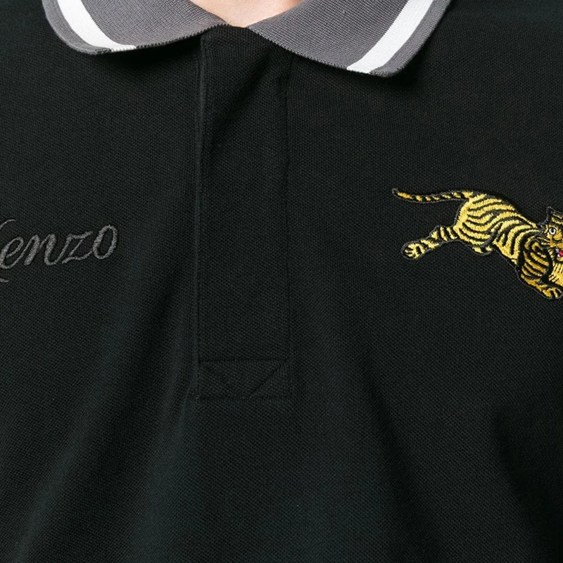 商品Kenzo|Kenzo 高田贤三 男装長POLO F965PO1214BA-99,价格¥755,第2张图片详细描述