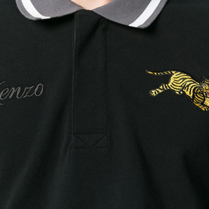 商品Kenzo|Kenzo 高田贤三 男装長POLO F965PO1214BA-99,价格¥774,第4张图片详细描述