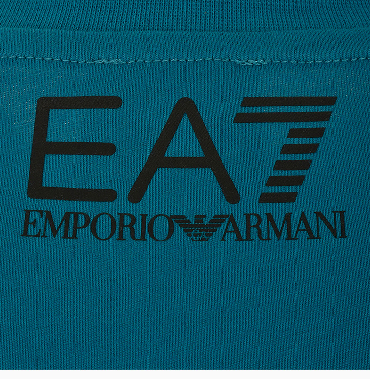 商品Emporio Armani|Emporio Armani 安普里奥 阿玛尼 EA7男士短袖T恤蓝色 3GPT06-J02Z-1522,价格¥429,第9张图片详细描述