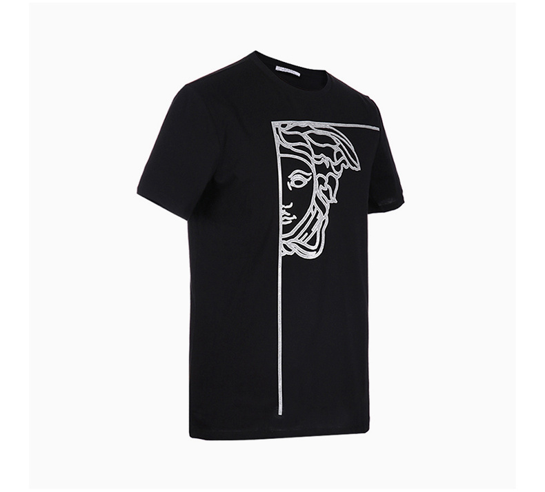 商品[国内直发] Versace|VERSACE COLLECTION 男士黑色T恤 V800683-VJ00472-V1008,价格¥1246,第5张图片详细描述