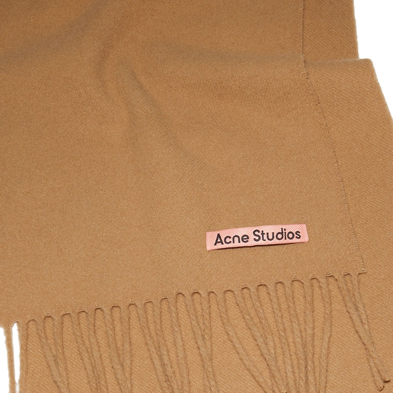 商品Acne Studios|ACNE STUDIOS 男女同款经典深驼色流苏羊毛围巾,价格¥1280,第1张图片详细描述