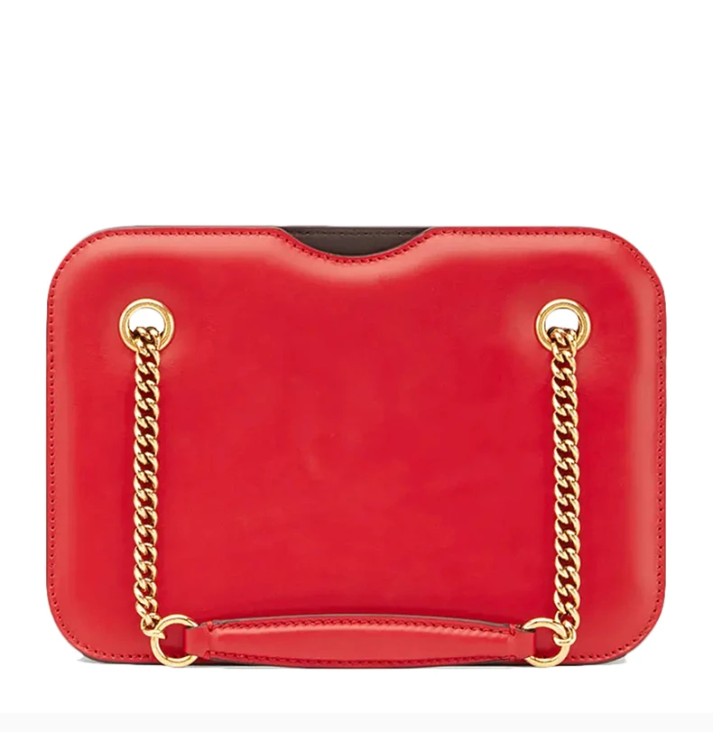 商品[国内直发] Fendi|Fendi 芬迪 女士红色正反“F”图案链条包 8BT318-AAFG-F19TS,价格¥9105,第7张图片详细描述