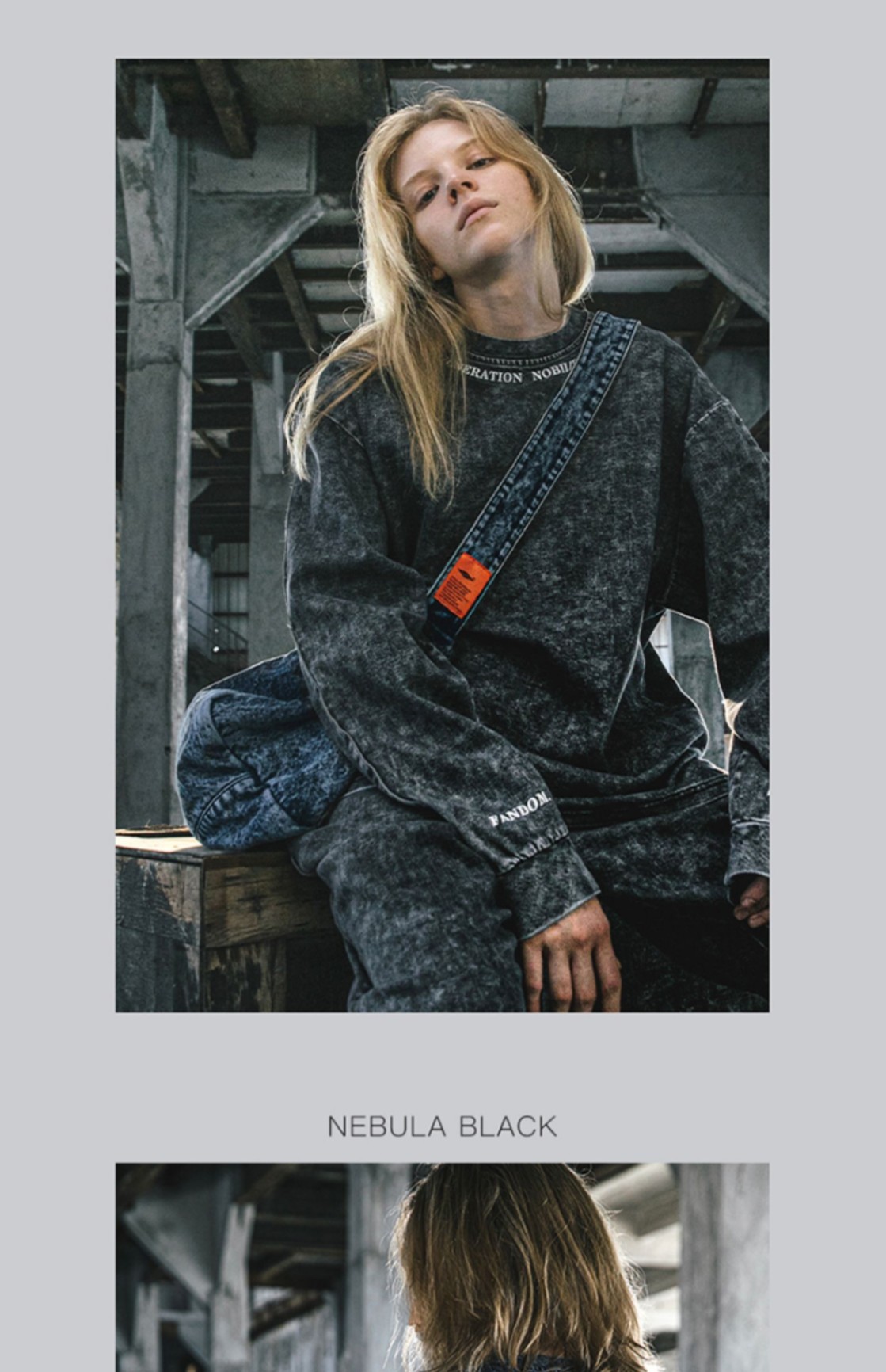商品[国内直发] Subtle|RAWMAD(E)牛仔包女大容量复古水洗休闲旅行包单肩斜挎包男,价格¥386,第30张图片详细描述