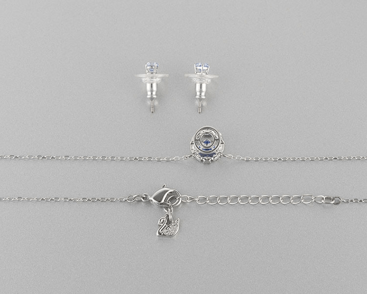 商品Swarovski|SWAROVSKI 施华洛世奇 跳动的心项链 新款饰品 蓝跳套装 5480485七夕情人节礼物 送女友 ,价格¥615,第6张图片详细描述