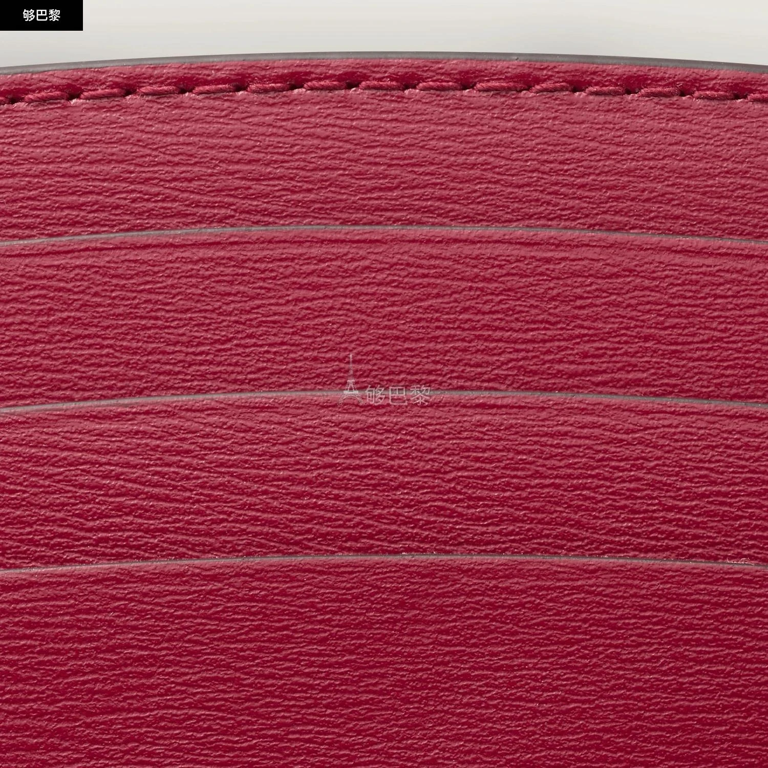 商品Cartier|包邮包税【预售7天发货】 CARTIER 23秋冬 女士 钥匙包 单层卡片夹，PANTHÈRE DE CARTIER卡地亚猎豹系列 红色 小牛皮 L3002037,价格¥3456,第6张图片详细描述