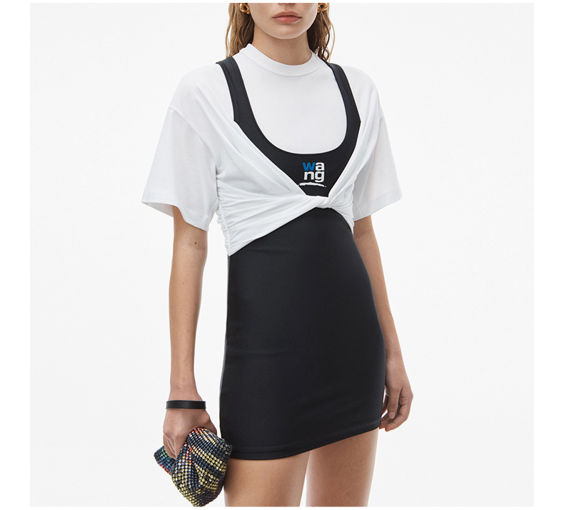 商品Alexander Wang|ALEXANDER WANG 白色女士连衣裙 4CC3216116-971,价格¥2137,第7张图片详细描述