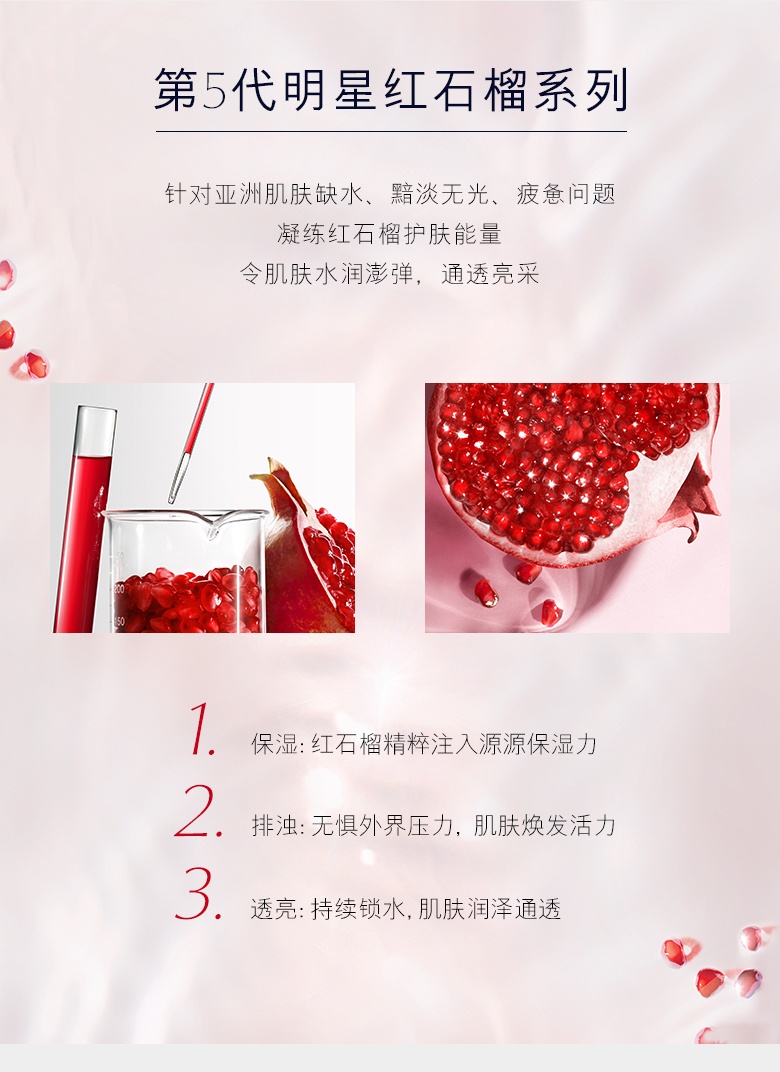 商品[国内直发] Estée Lauder|雅诗兰黛洗面奶红石榴泡沫洁面乳深层清洁高保湿补水控油清爽 125ml,价格¥210,第2张图片详细描述