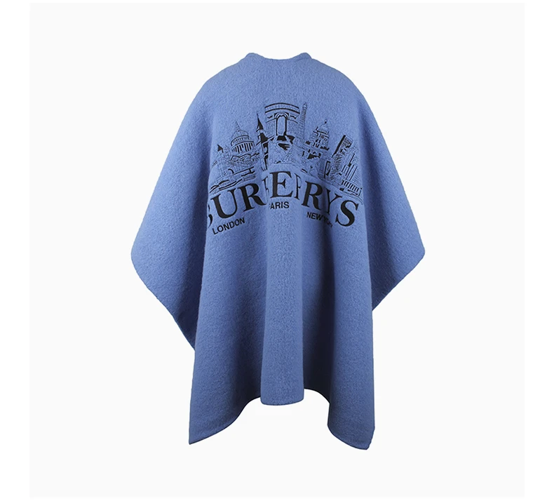 商品[国内直发] Burberry|Burberry 博柏利 刺绣天际线斗篷 4076325,价格¥8770,第3张图片详细描述