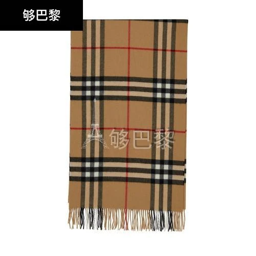 商品Burberry|【特惠8.7折】包邮包税【预售7天发货】 BURBERRY 女士 围巾 大号格纹围巾  BUR4QUC5BEI,价格¥5082,第3张图片详细描述