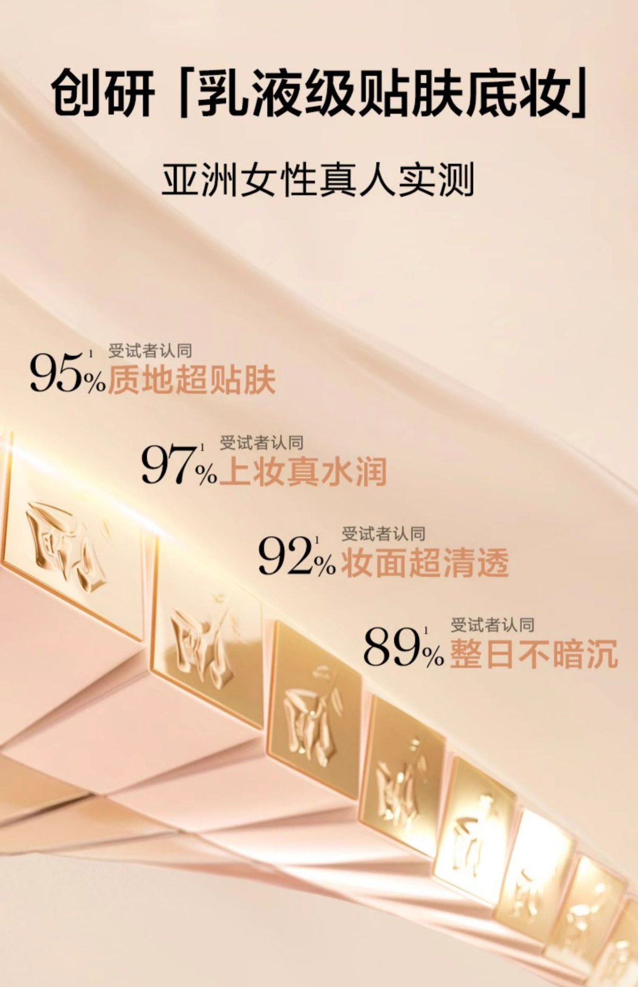 商品【原封正品】 Lancôme|Lancome 兰蔻 养肤柔光粉底液干皮 30ml 养肤柔光水润保湿贴肤,价格¥231,第3张图片详细描述