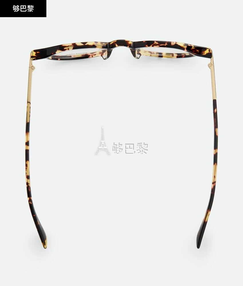 商品Bottega Veneta|包邮包税【预售7天发货】 BV葆蝶家 24春夏 男士 光学眼镜 Lunettes Panthos Forte Recycled en acétate 770655V2Q301511,价格¥3565,第6张图片详细描述