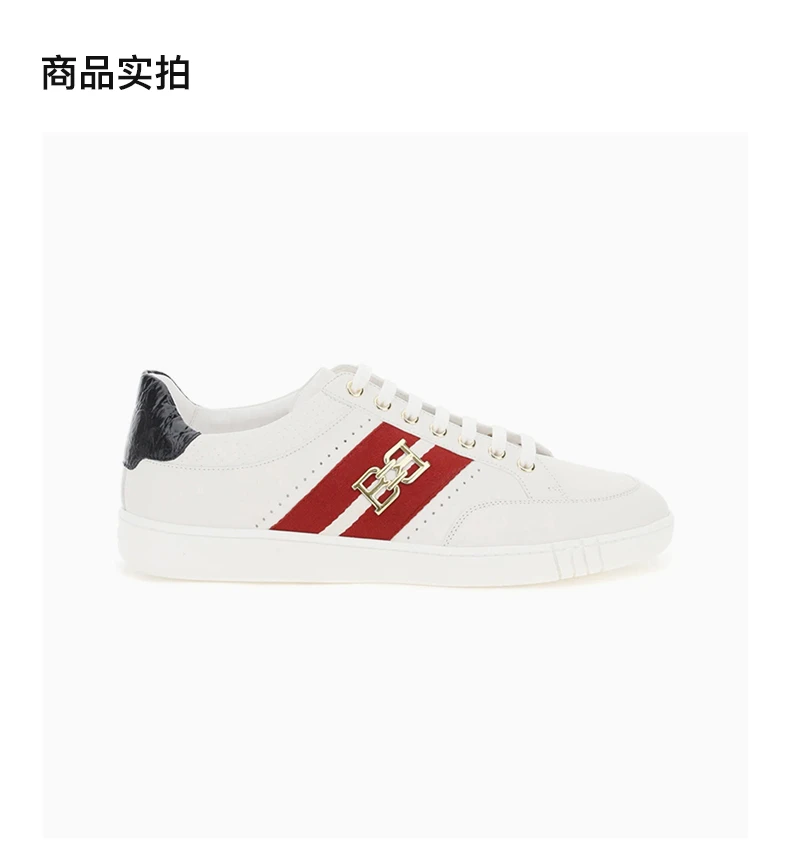 商品[国内直发] Bally|BALLY 白色男士运动鞋 6234705,价格¥2045,第4张图片详细描述