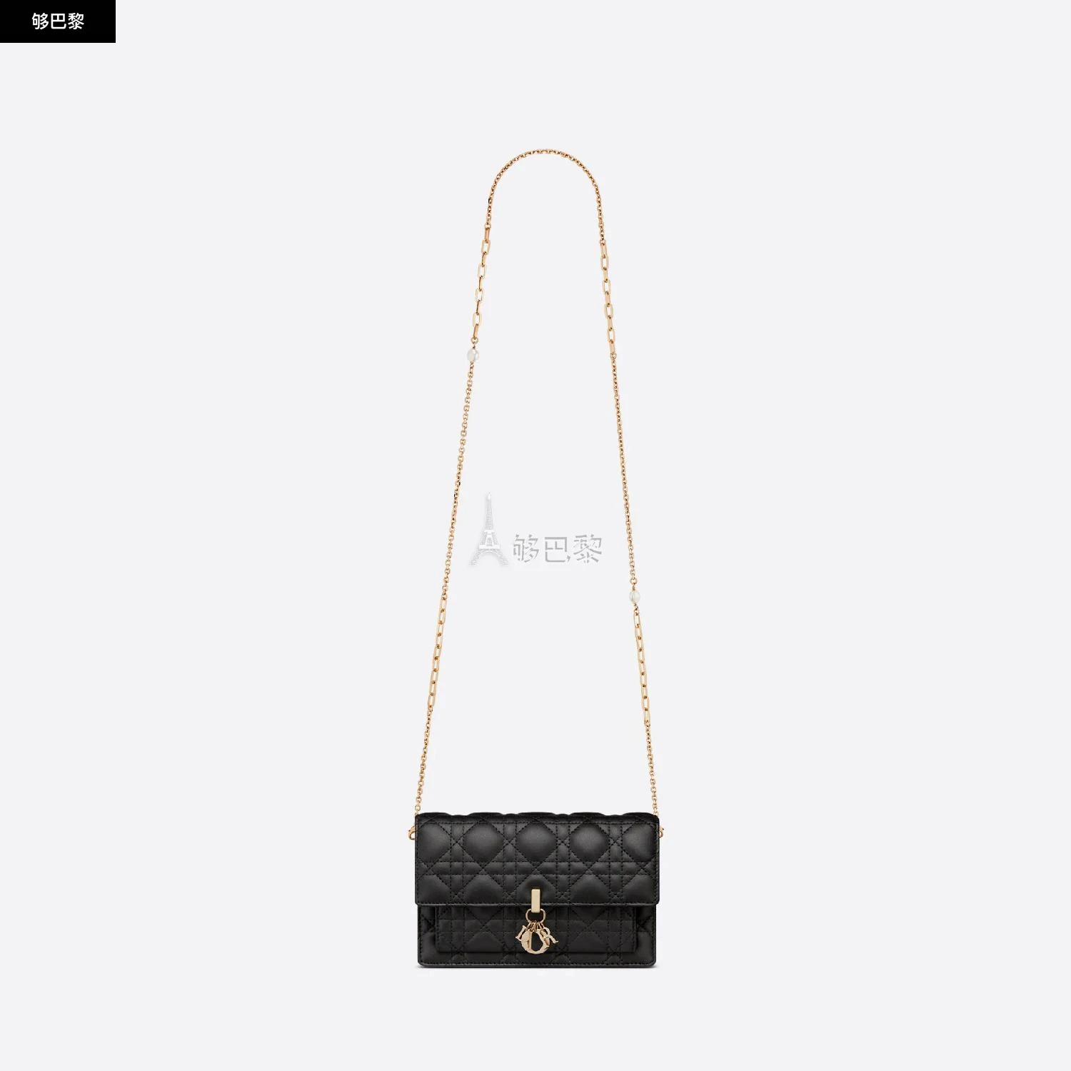商品Dior|【预售】 迪奥 24秋冬 女士 单肩包 Lady Dior 链条手袋 S0937ONMJ_M900,价格¥19816,第6张图片详细描述