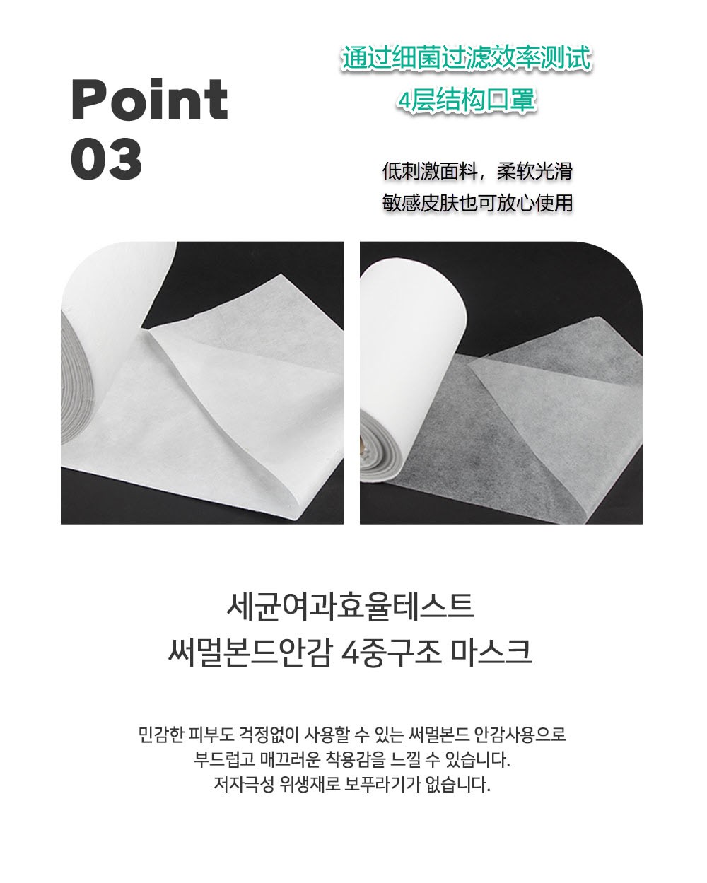 商品Meedam|KF94 防雾霾 防疫口罩  FDA认证 (N95 同级)  高品质 舒适透气 白色 韩国政府采购名单 3D设计4层过滤  密封袋装 高性价比 【一般贸易正规进口】【国内发货】,价格¥23,第7张图片详细描述