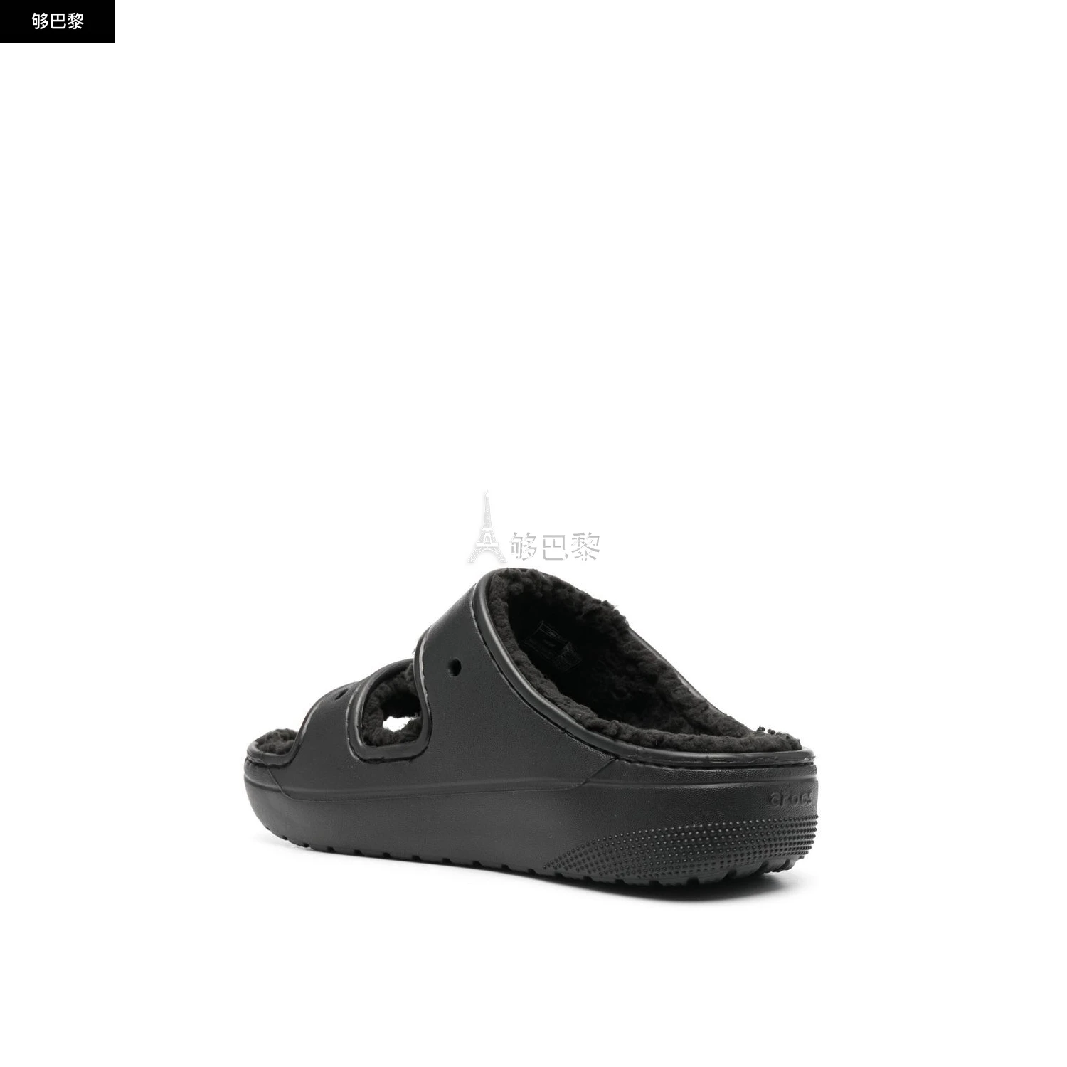 商品Crocs|【特惠9.1折】【预售】 2022秋冬 女士 拖鞋 拖鞋 1730805  CR207446CLASSICBKBK ,价格¥1004,第5张图片详细描述