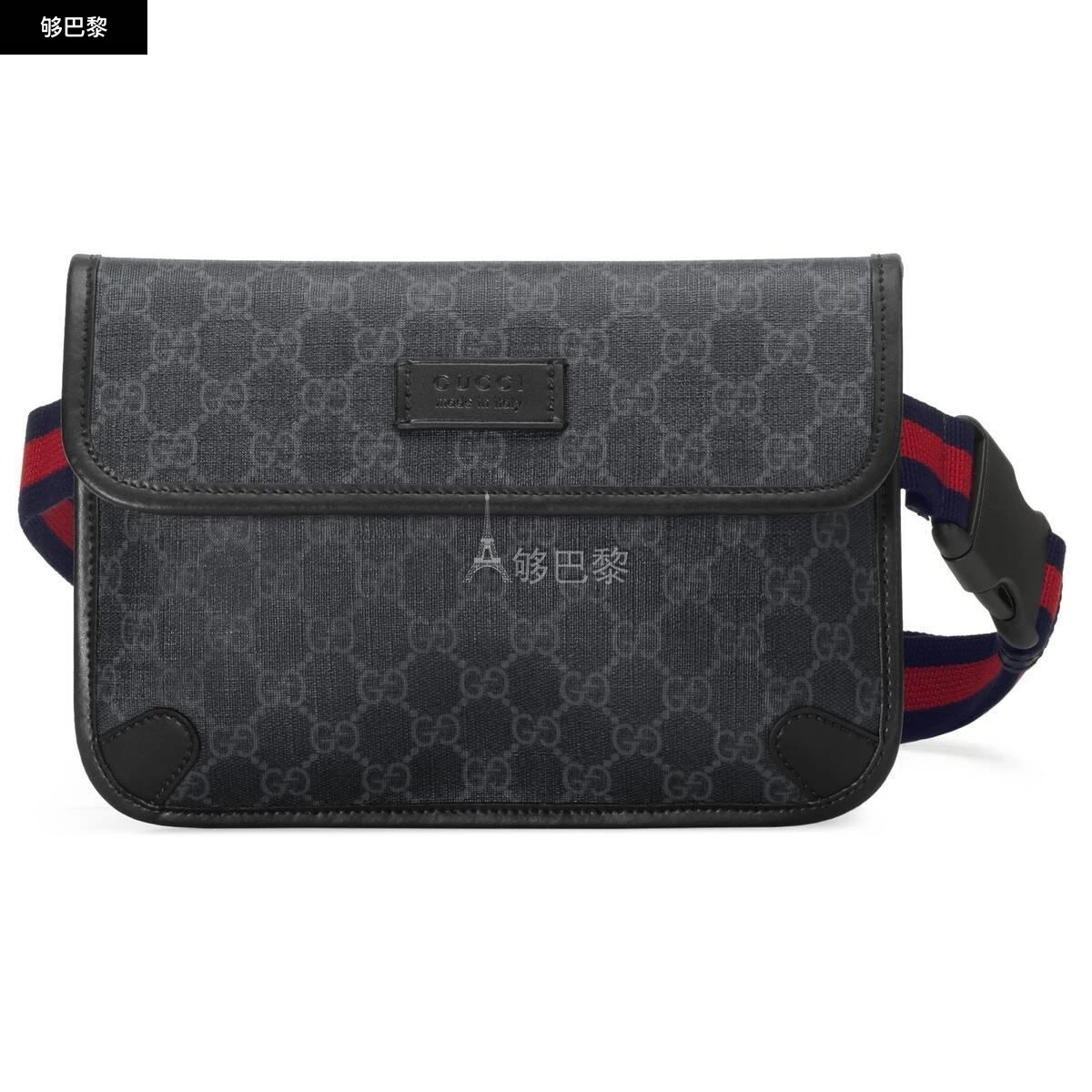 商品Gucci|【预售】 古驰 25春夏 男士 腰包 GG Supreme帆布腰包 598113 K5RLN 1095 ,价格¥8065,第3张图片详细描述