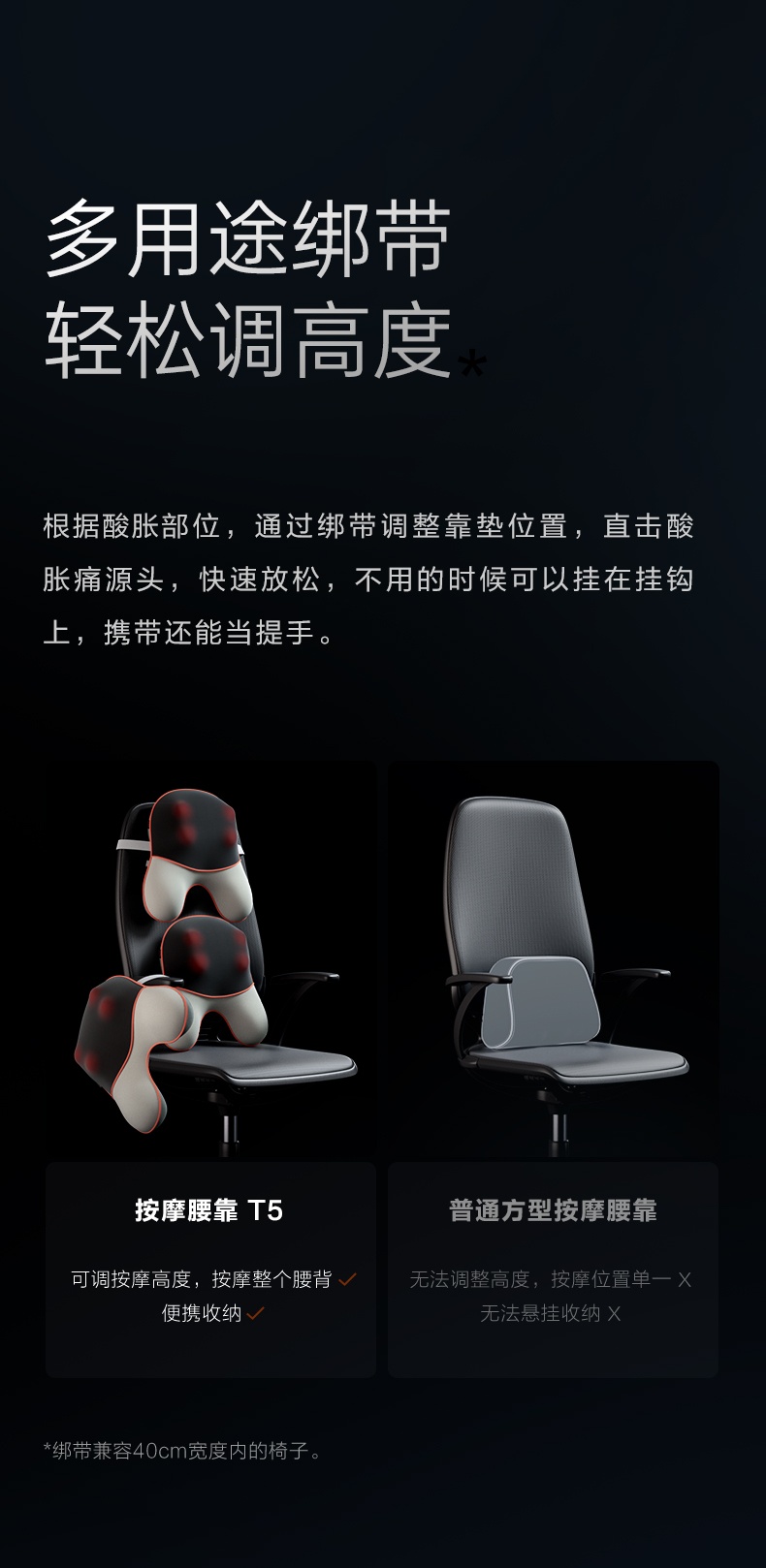 商品[国内直发] SKG|腰部按摩仪器T5背部颈椎热敷车载午睡全身腰部按摩仪靠垫,价格¥523,第23张图片详细描述