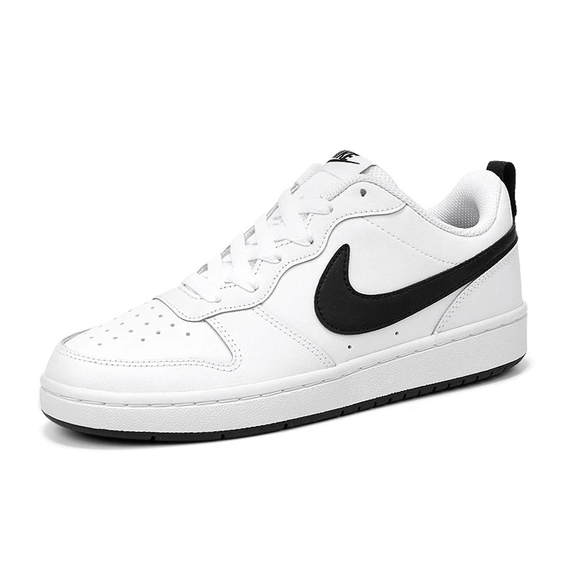 商品NIKE|【SAvenue】【SAvenue】(保税仓直发)NIke Court Borough Low 2 低帮滑板鞋 白黑 (提示：保税仓货品一人不可超过5单) BQ5448104 WH,价格¥303,第4张图片详细描述