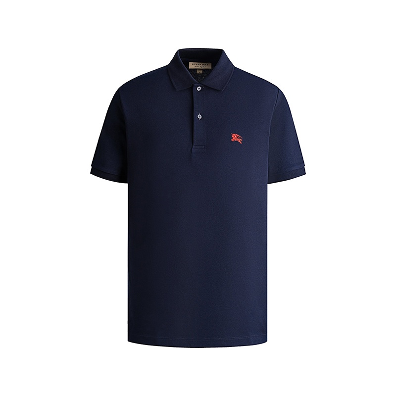 商品Burberry|【现货】博柏利 经典款 OXFORD ABOWN系列 男士海军蓝色纯棉Polo衫80362481,价格¥1548,第2张图片详细描述