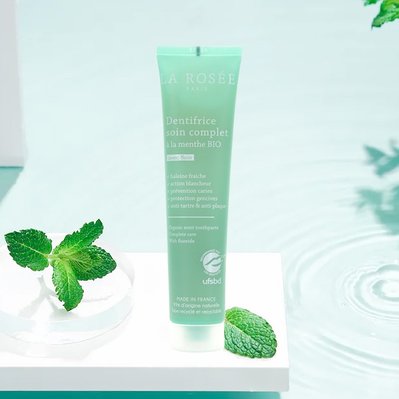 商品La Rosee|莱洛诗全效薄荷有机牙膏 75ml 清洁口腔护理预防蛀牙,价格¥123,第2张图片详细描述
