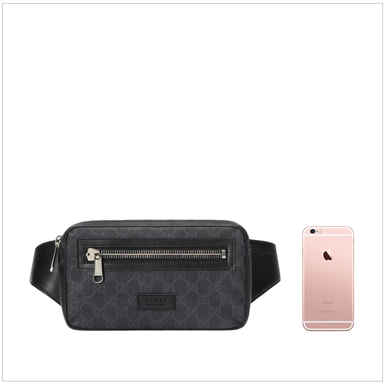 商品[国内直发] Gucci|GUCCI 拼色男士腰包 474293-K9RRN-1095,价格¥8417,第12张图片详细描述
