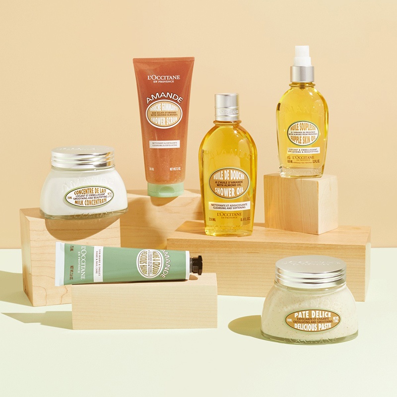 商品L'Occitane|欧舒丹甜扁桃紧致身体磨砂膏200ml,价格¥272,第7张图片详细描述