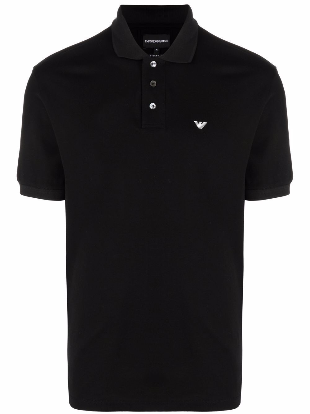 商品Emporio Armani|EMPORIO ARMANI 男士黑色POLO衫 8N1FQ2-1JTKZ-0999,价格¥586,第3张图片详细描述