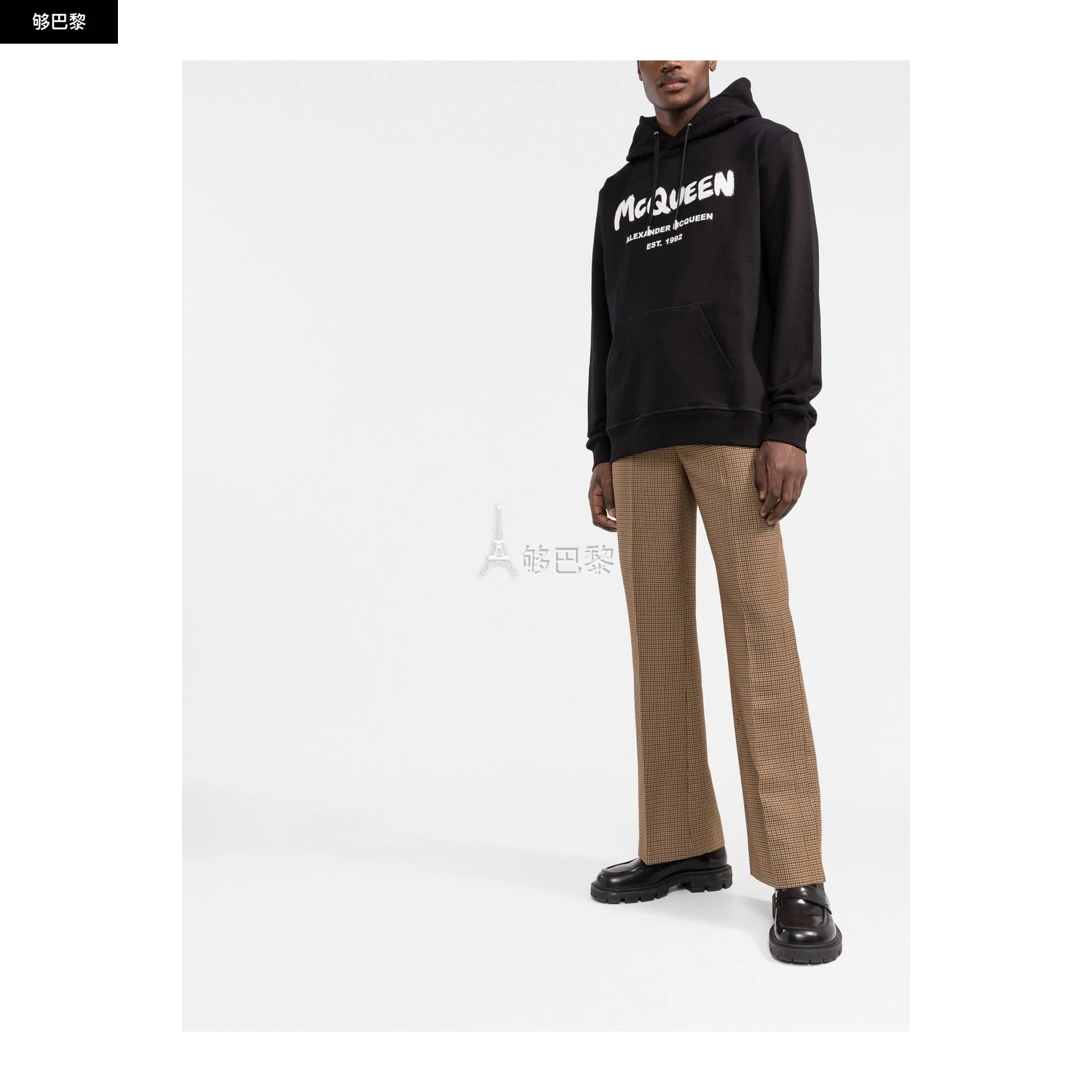 商品Alexander McQueen|【特惠6.7折】【预售】 2023秋冬 男士 卫衣 卫衣 1920032  688715QTZ810901-0 ,价格¥4308,第6张图片详细描述