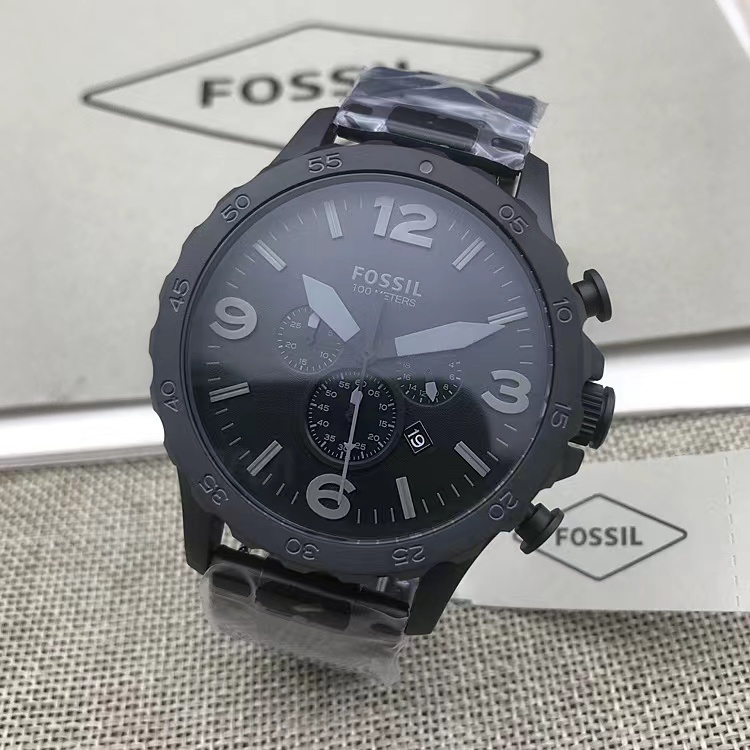 商品[国内直发] Fossil|FOSSIL手表皮带三眼计时石英大男表JR1487JR1354JR1504JR1401包邮,价格¥602,第2张图片详细描述