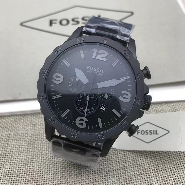 商品[国内直发] Fossil|FOSSIL手表皮带三眼计时石英大男表JR1487JR1354JR1504JR1401包邮,价格¥608,第2张图片详细描述