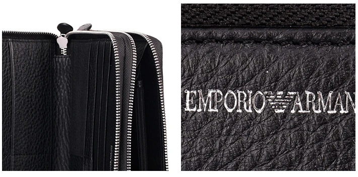 商品[国内直发] Emporio Armani|EMPORIO ARMANI 黑色男士手拿包 Y4R015-YH185-80001,价格¥1884,第15张图片详细描述