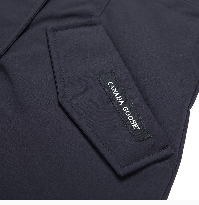 商品[国内直发] Canada Goose|Canada Goose 加拿大鹅 女士郊狼毛领深蓝色羽绒服 2580L-NAVY,价格¥7011,第7张图片详细描述