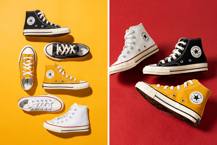 商品Converse|【Brilliant|包邮包税】匡威 CHUCK 70 HI 儿童  运动鞋 帆布鞋  368984C White/Garnet/Egret,价格¥490,第2张图片详细描述