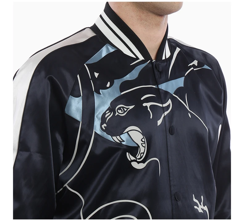 商品[国内直发] Valentino|VALENTINO 男士深蓝色印花外套 NV3CI0A9-4BK-S02,价格¥12237,第8张图片详细描述