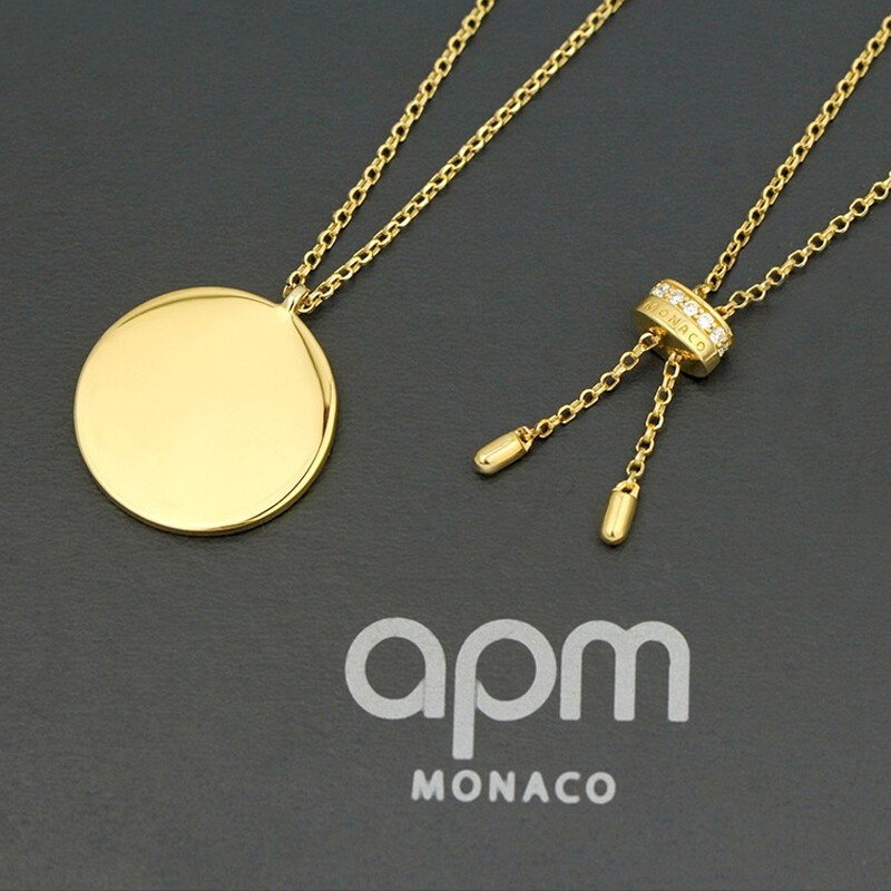 商品[国内直发] apm Monaco|APM MONACO手链女925银镶晶钻字母系列ins手链饰品七夕情人节礼物送女友S字母牌AB3512OXYS,价格¥508,第6张图片详细描述