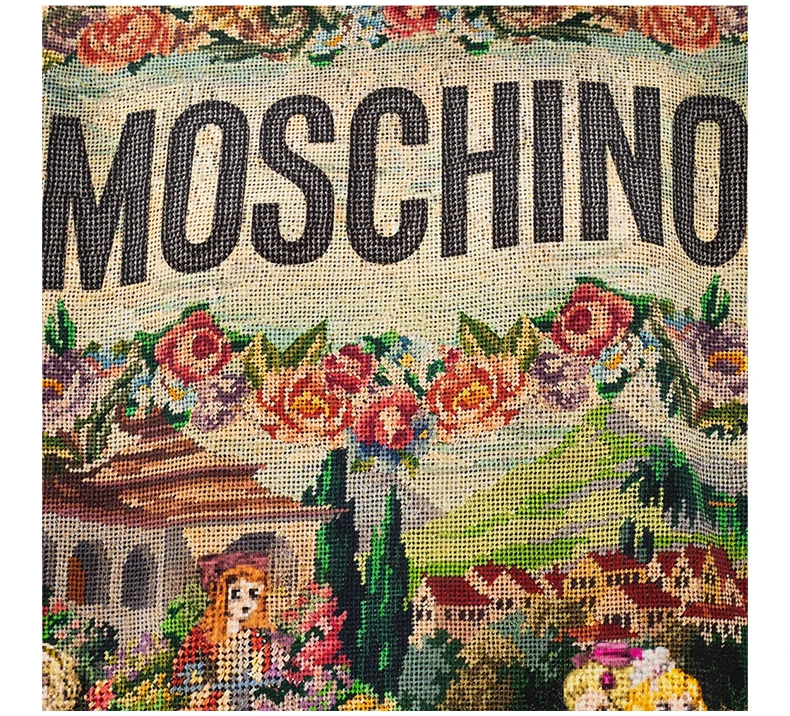 商品Moschino|MOSCHINO 女士�印花连帽卫衣 A1715-5427-2888,价格¥4841,第8张图片详细描述
