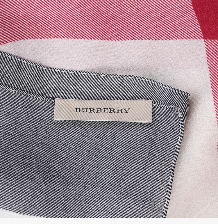 商品Burberry|BURBERRY 拼色女士丝巾 3753568,价格¥2067,第7张图片详细描述