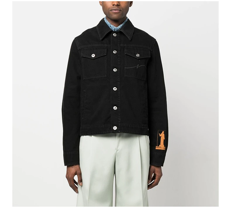 商品[国内直发] Lanvin|LANVIN 黑色男士外套 RMJA0103-D055P23-10,价格¥8881,第5张图片详细描述