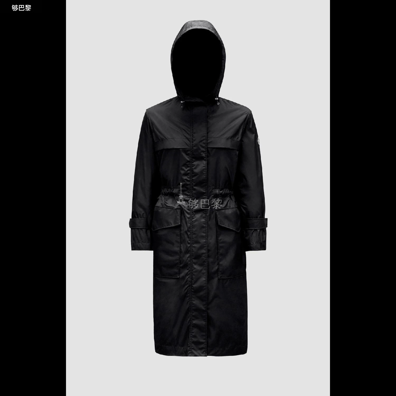 商品Moncler|【预售】 MONCLER盟可睐 24秋冬 女士 大衣 HIENGU RAIN COAT J10931C00018539YH999,价格¥8491,第4张图片详细描述