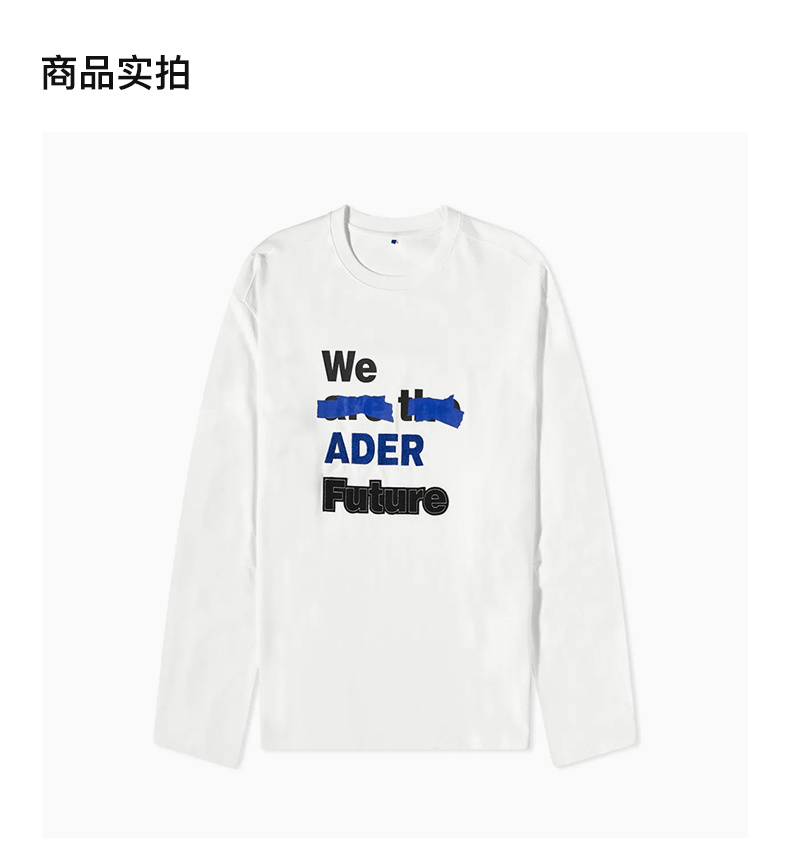 商品ADER error|ADER ERROR 男白色男士T恤 BKAFWLT05-OFFWHITE 【韩国产地商品，大陆地区收货约30-40天】,价格¥1239,第6张图片详细描述